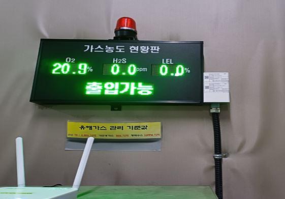전국 공기업 최초 오수중계펌프장 스마트 기반 유해가스 모니터링 시스템 구축 완료 사진