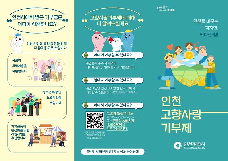 2023년 인천 고향사랑 기부제 사진