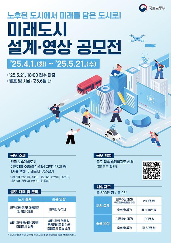 「미래도시 설계·영상 공모전」 개최 알림 및 홍보 사진